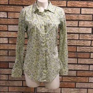 Ann Taylor Long Sleeve Button-Down Shirt size 4